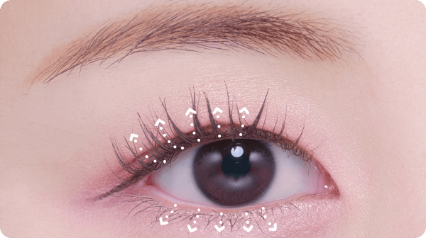 ふんわりやわらかブラックで上品に♡束感マスカラで叶える、きゅるんと