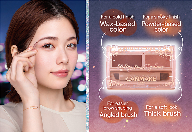 Canmake Styling Dual Eyebrow - Unique Bunny
