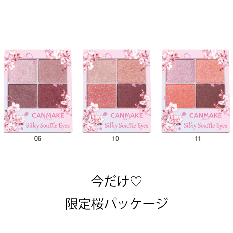 CANMAKE キャンメイク シルキースフレアイズ 01〜06